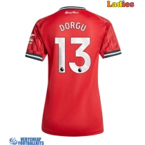 Manchester United Patrick Dorgu #13 Replica Home Shirt Ladies 2025-26 Short Sleeve